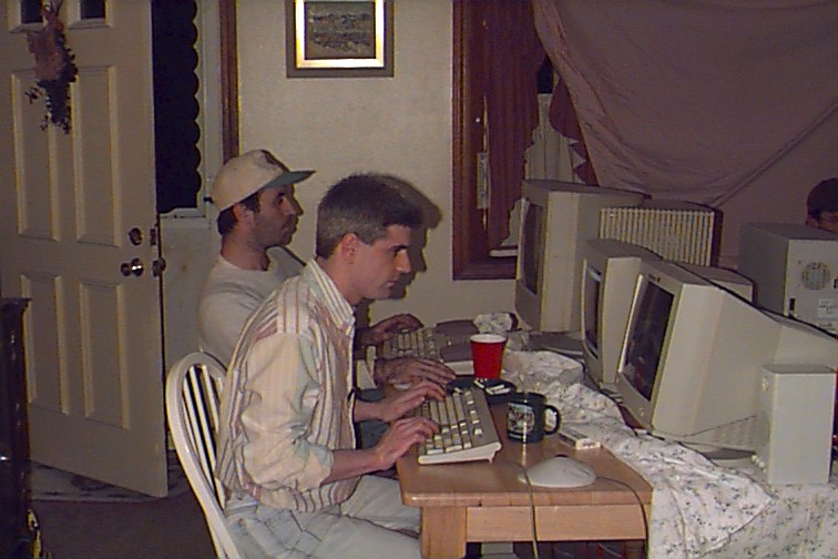 Syclopse and Marbles tearing ass in Quake