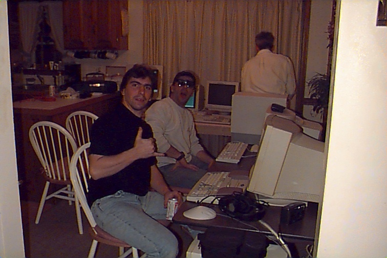 There's Crook, Moby and Syclopse in the Back setting up