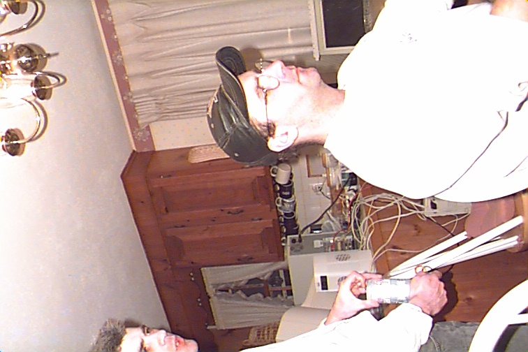 Marbles drops the Camera to crack his beer open